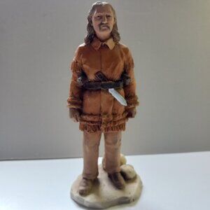 Wild Bill Hickok Figurine 6" Vintage1988 Castagna Resin Hard Resin Painted
